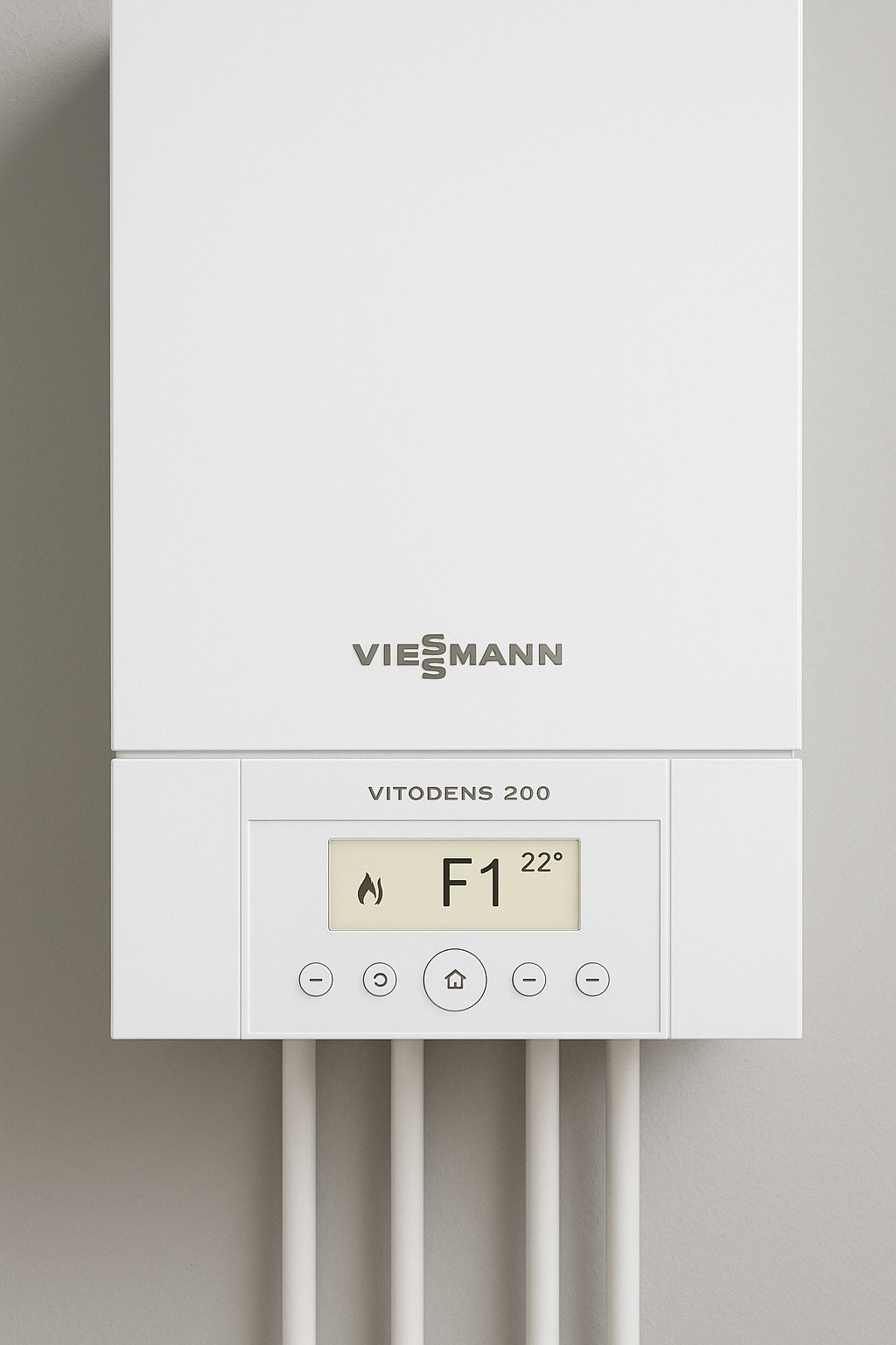 Display caldaia Viessmann Vitodens 200 con codice F1
