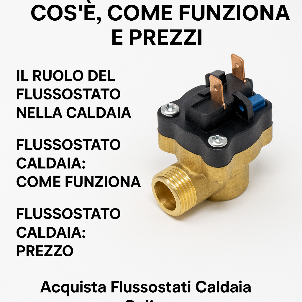 Flussostato caldaia: cos’è, come funziona e prezzo dei ricambi