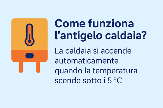 Come funziona la funzione antigelo nella caldaia: accensione automatica sotto i 5 gradi