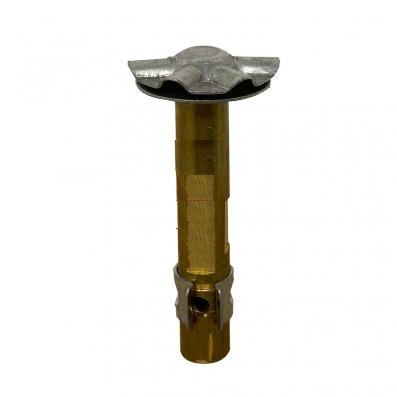 bruciatore pilota marrone con finale in  ferro