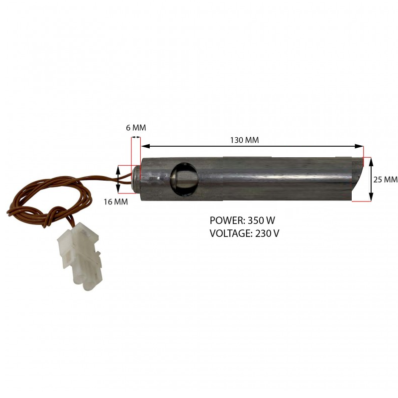 Candeletta Accensione Stufa Pellet - 300W, Diam. 9.9mm, L. 155mm, Per Edilkamin E Marche - Foto 2