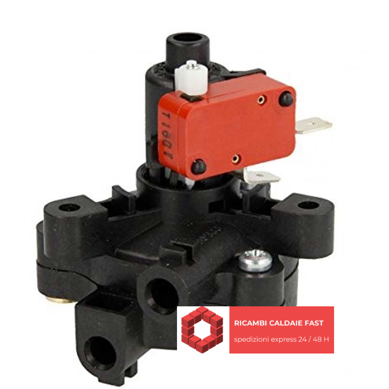 Depressore completo con micro nero per Vaillant