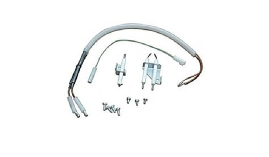 elettrodi bianchi con viti