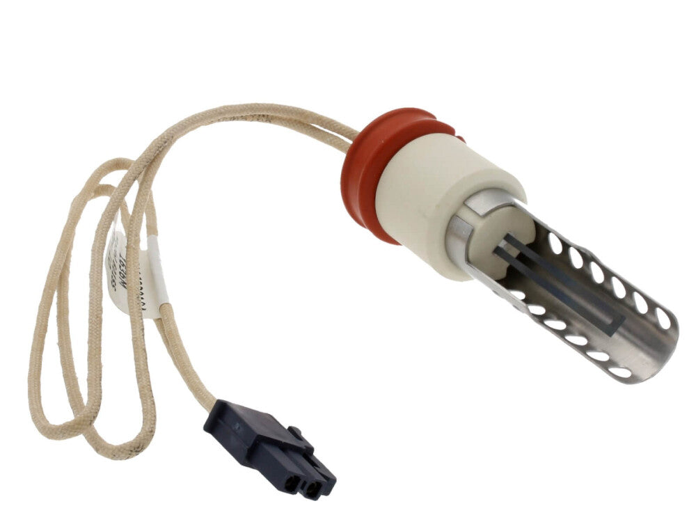 elettrodo accensione bianco e rosso