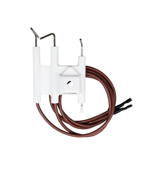 elettrodo bianco con cavo marrone