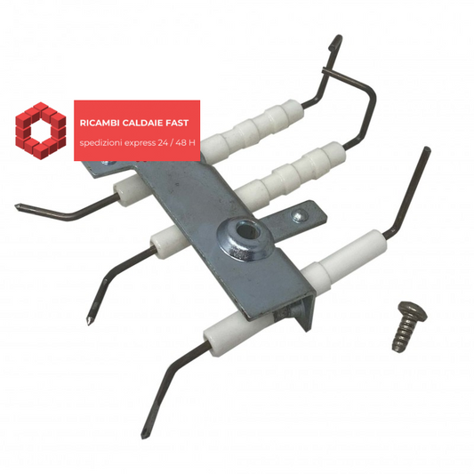 Elettrodo accensione e rilevazione ricambio caldaia 090706 Vaillant VM, VMW