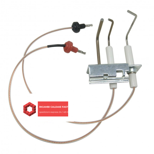Elettrodo accensione e rilevazione scaldabagno Vaillant Mag premium  Codice 090726