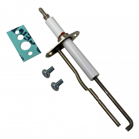 elettrodo bianco con viti e guarnizione