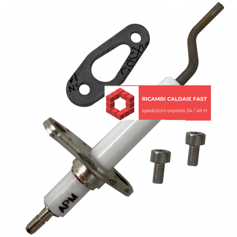 candeletta grigia con viti e staffa per caldaia Beretta 20135947