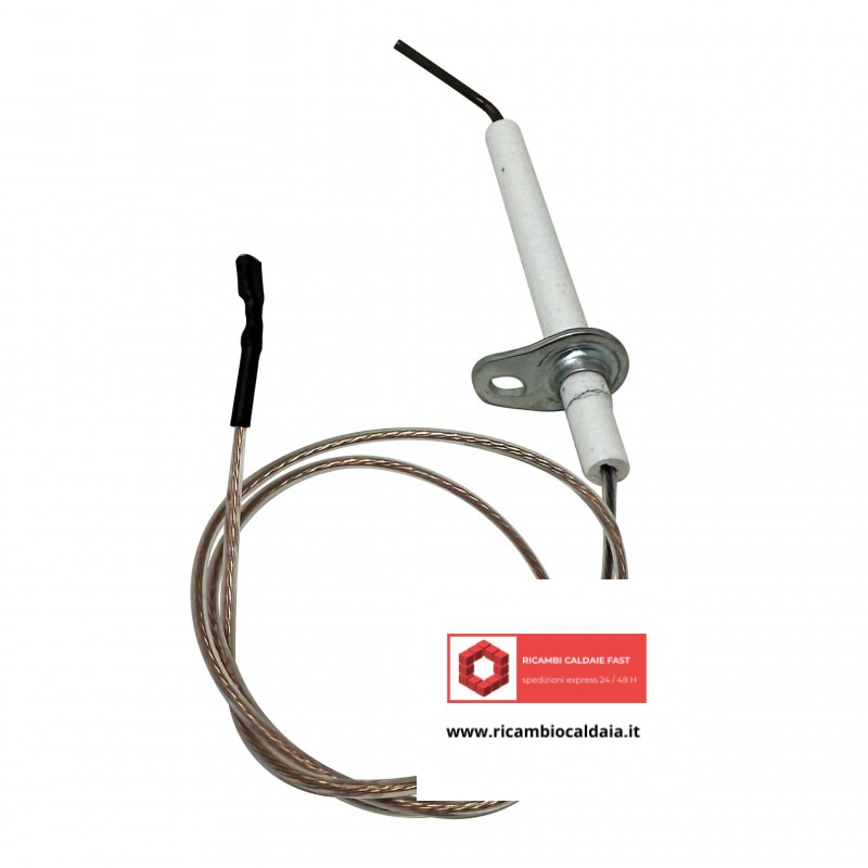 elettrodo bianco con rilevazione