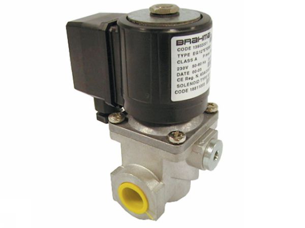 elettrovalvola grigia e nera