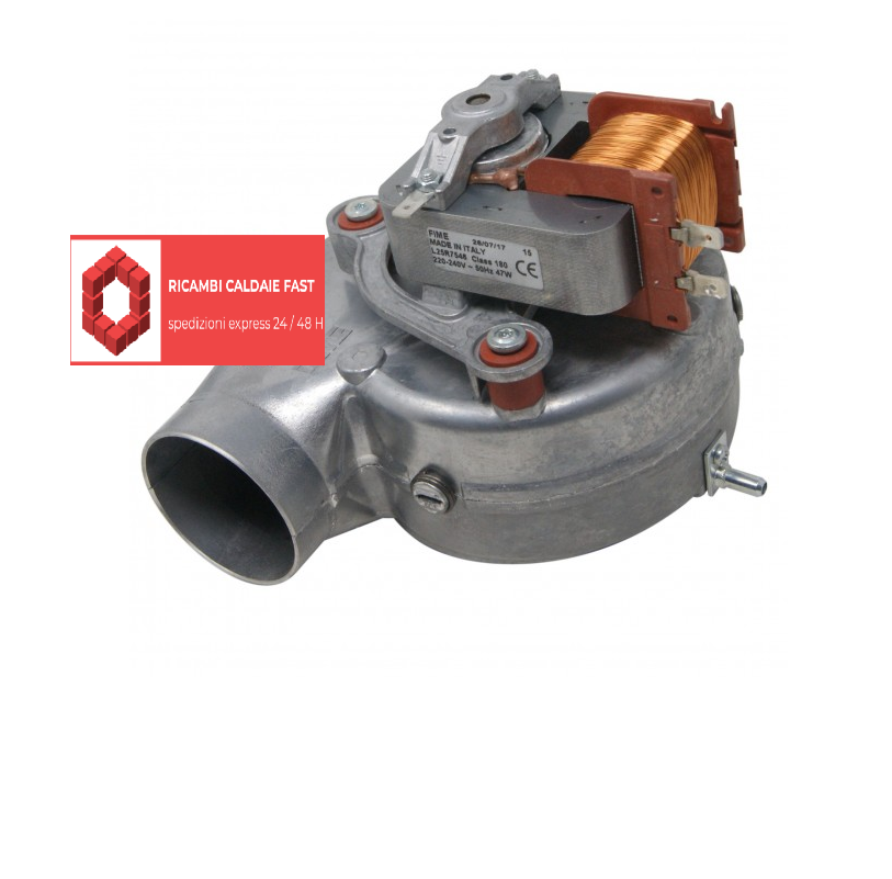 ventilatore con chiocciola e bocca rotonda