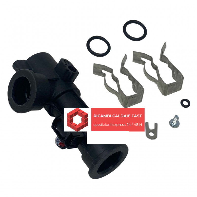 Flussometro per scaldabagno Vaillant 0010027093 con guarnizioni e clips