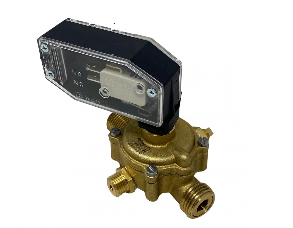 flussostato ottone