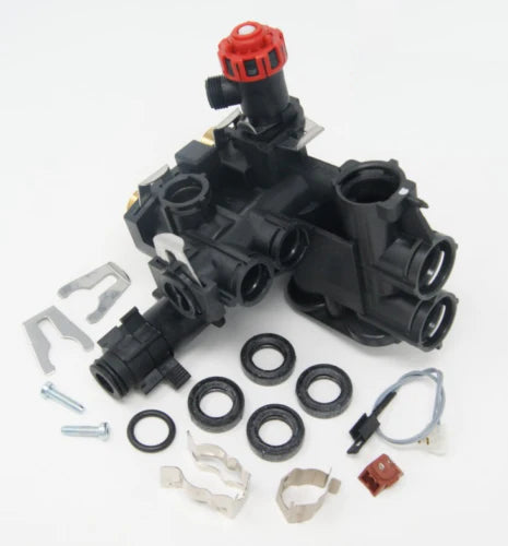 gruppo mandata nero con guarnizioni e kit montaggio