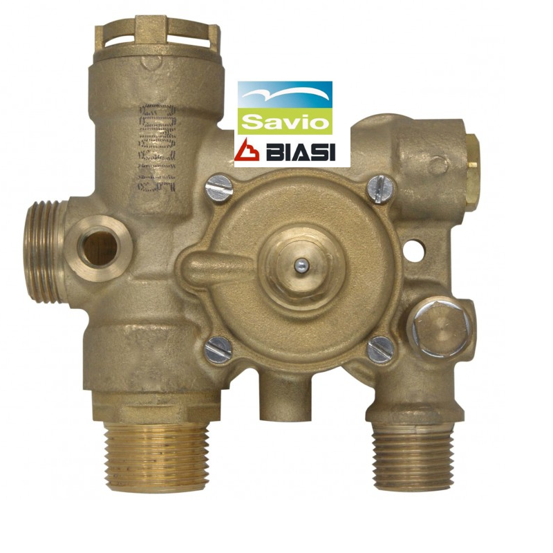 valvola 3 vie ottone