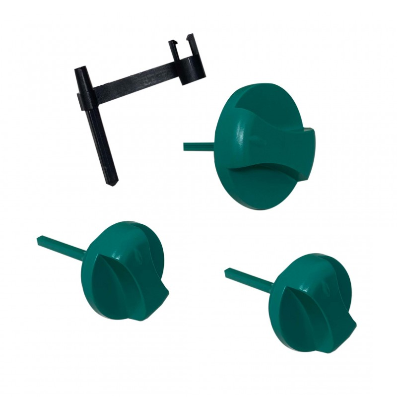Set 3 manopole con leva per caldaia Vaillant