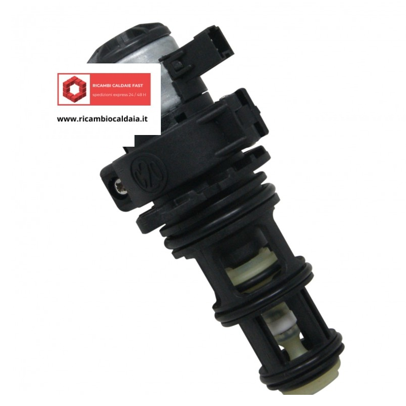 motore nero elettronico per valvola tre vie caldaia lamborghini