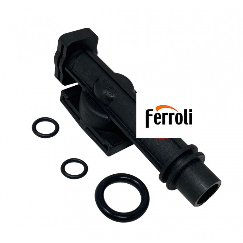 flussometro nero con guarnizioni