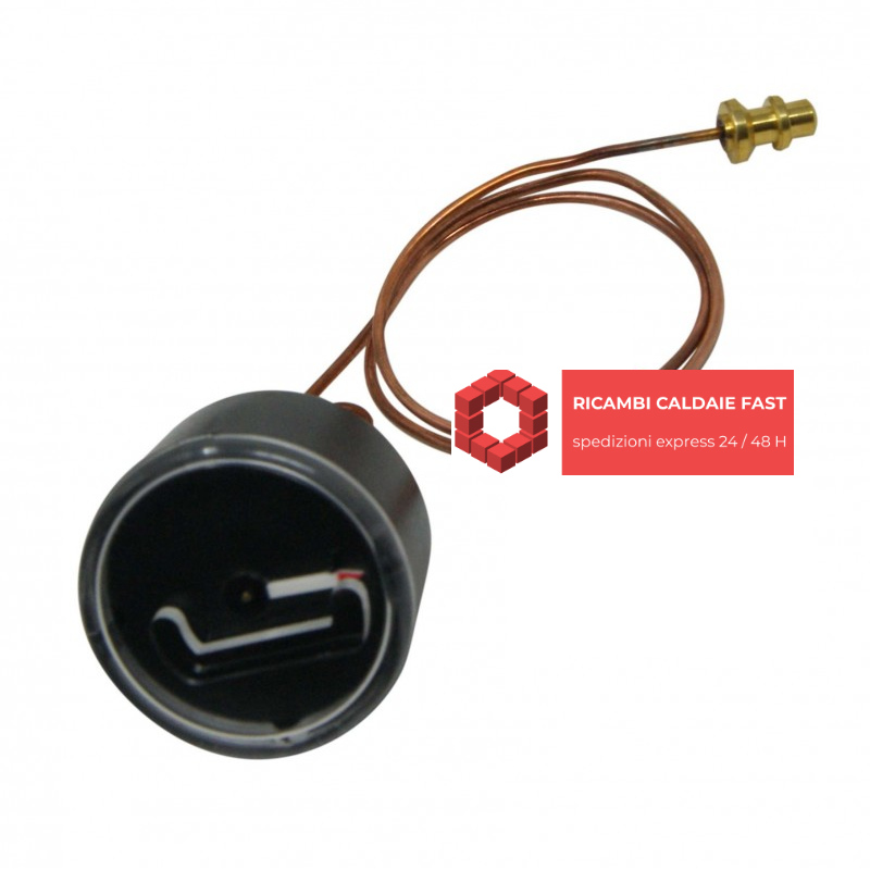 Idrometro diametro 40 mm nero con cavo per Chaffoteaux 61010048