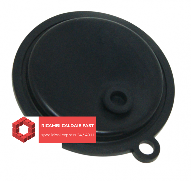 Membrana nera con foro per scaldabagno ariston 11 litri nera