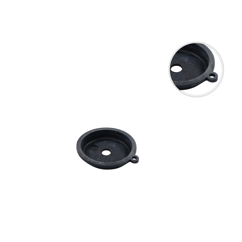 membrana nera rotonda con occhiello