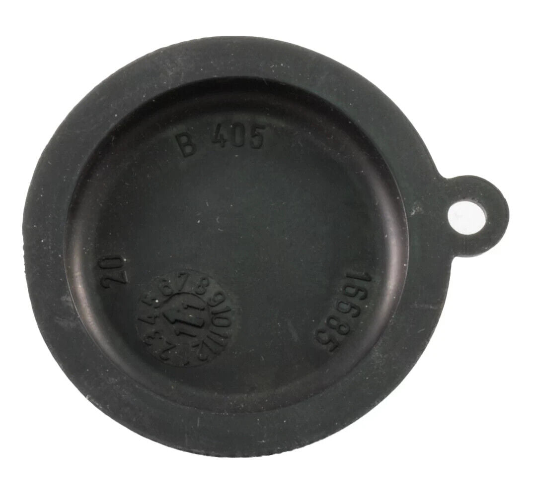 membrana rotonda nera con occhiello