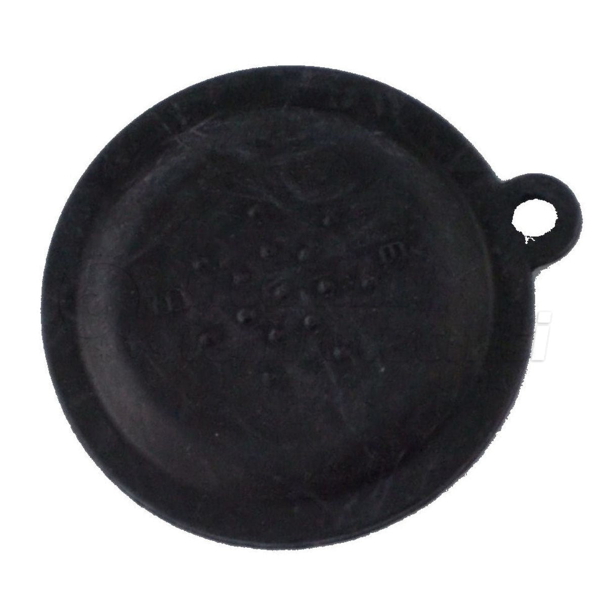 membrana nera rotonda diametro 45 mm con occhiello