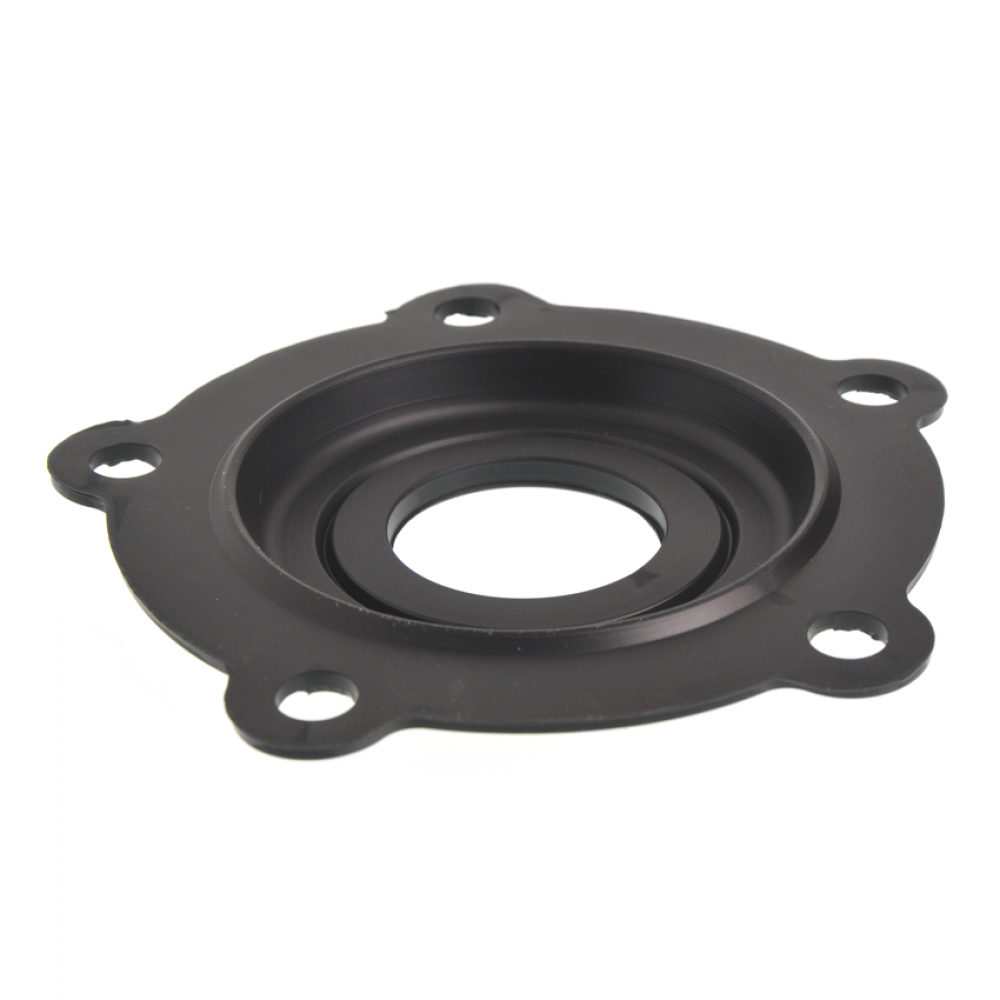 guarnizione nera rotonda a 5 flangie