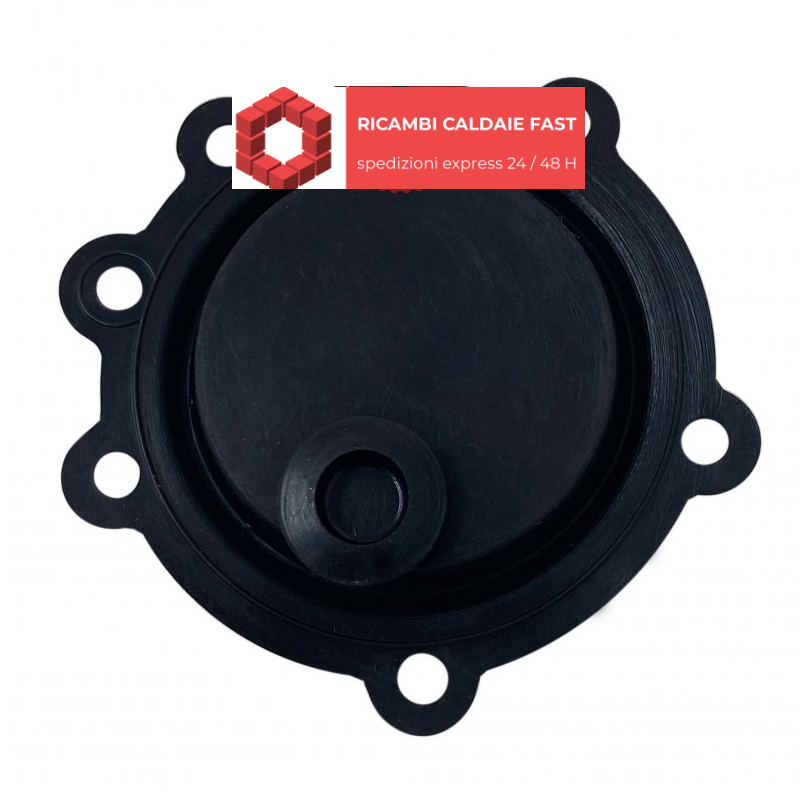 membrana nera con fori laterali per scaldabagni Baltur