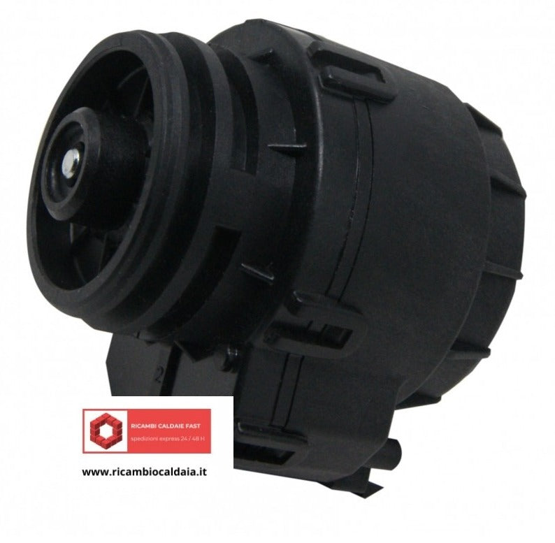 motorino nero rotondo per caldaie