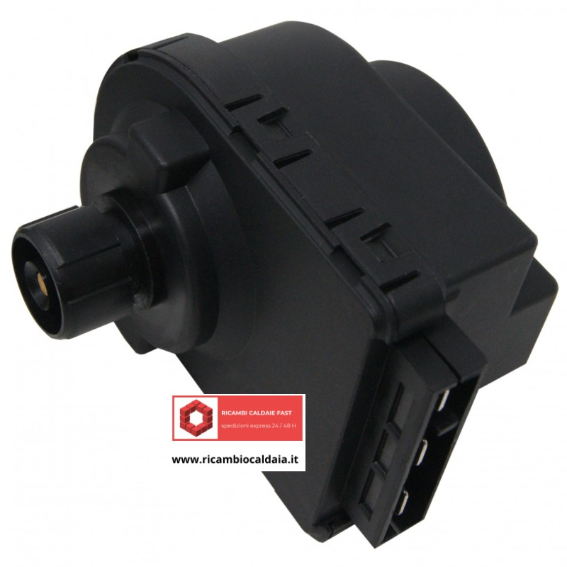 motore valvola a tre vie nero attuatore elettronico 230 V