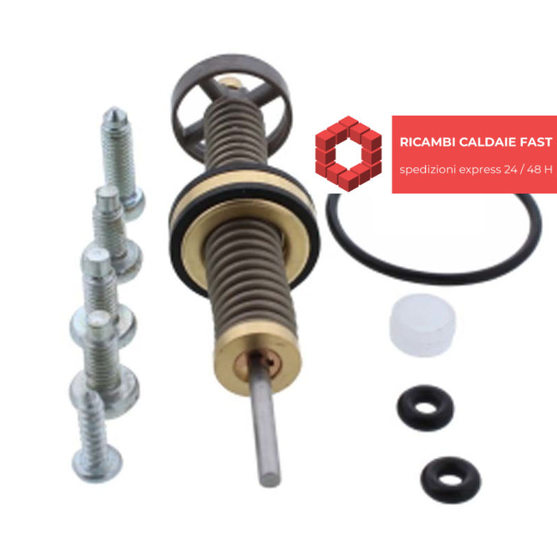 Piatto valvola a tre vie per revisione caldaie Vaillant con guarnizioni e viti