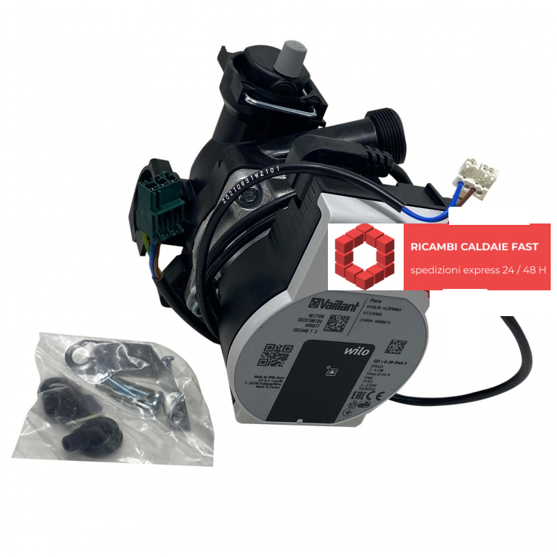 Codice wilo 4532684 21W20 IPX4D 1-41 W Imax 0.44 A PN6 1-230 V 50/60 hz R