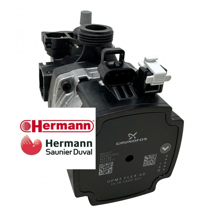 pompa nera squadrata con motore