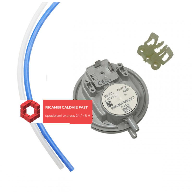 Pressostato aria fumi Huba 605.99520 105/90 Pa grigio vaillant