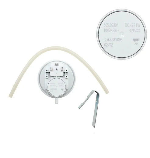 kit pressotato rotondo grigio con cannetta e staffa