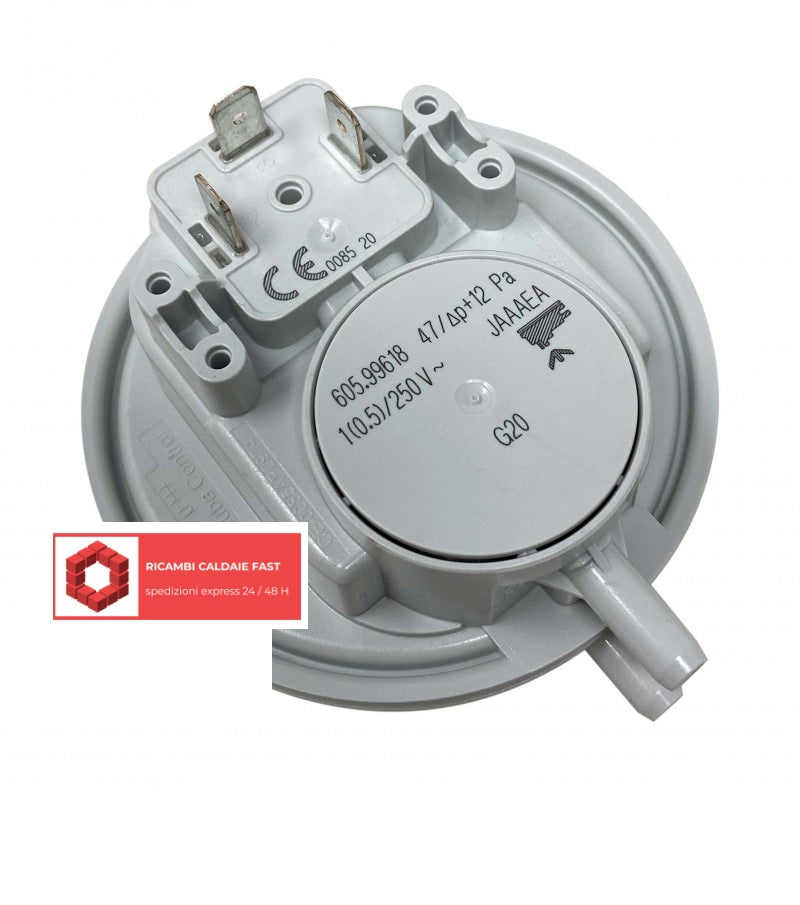 Pressostato aria Huba 12-47 Pa per caldaia