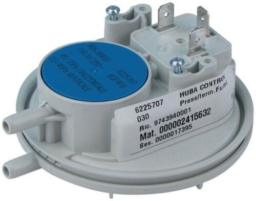 pressostato fumi orizzontale blu 250 v huba