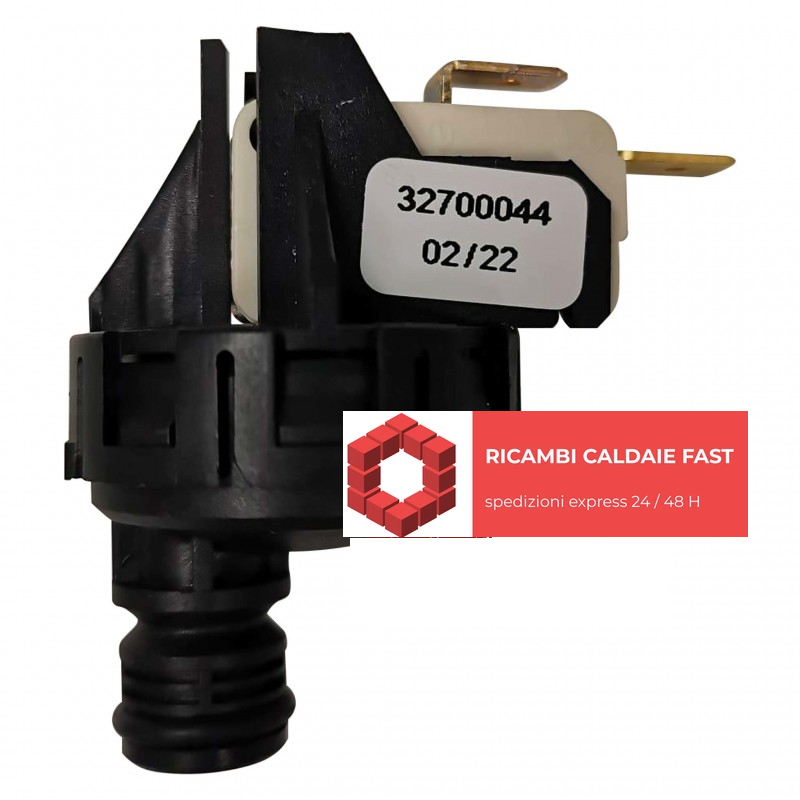 Pressostato riscaldamento per caldaie Riello nero con filo