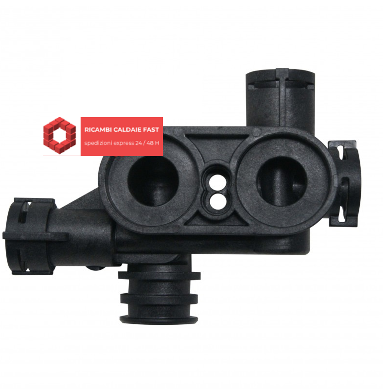 Raccordo caricamento acqua Riello nero