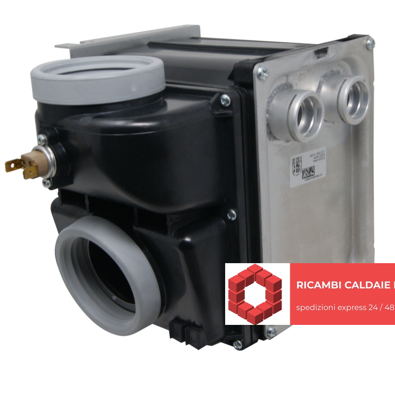 recuperatore grigio di calore per caldaie Ferroli 3980C830 ex 3841L510D