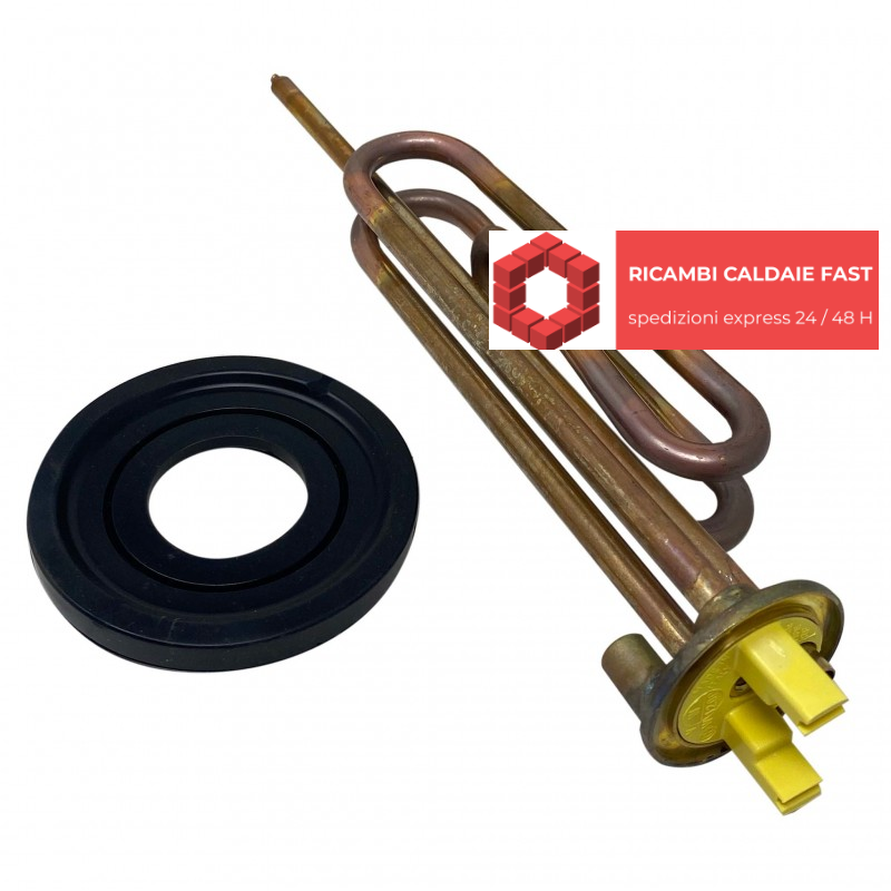 Resistenza marrone antirumore con guarnizione per scaldabagno Ariston