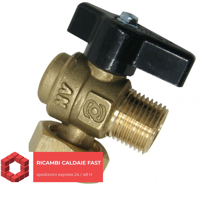 Rubinetto a squadra per Immergas