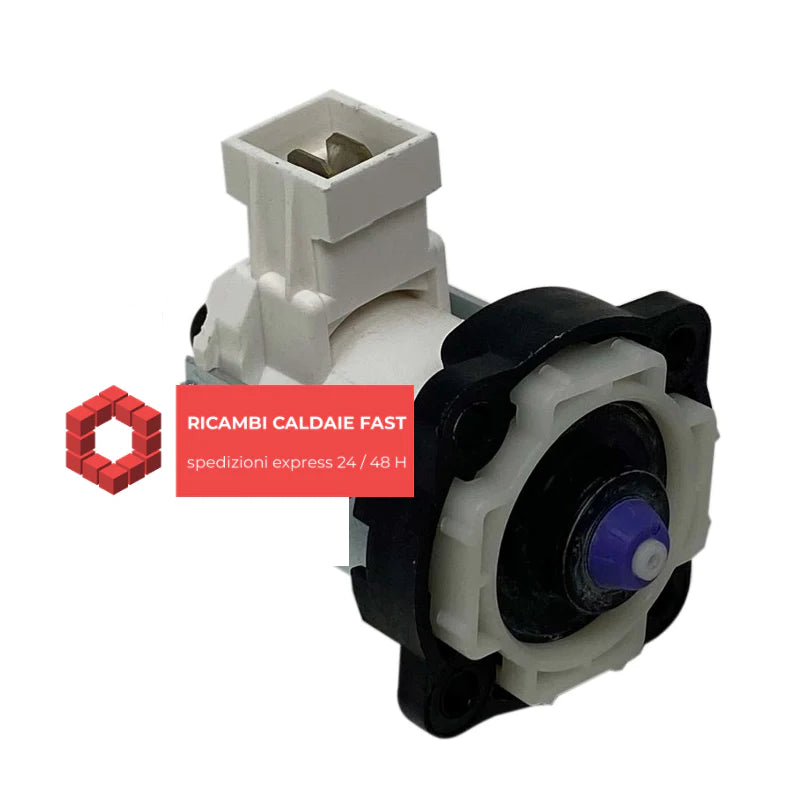 rubinetto carico automatico bianco e nero rotondo