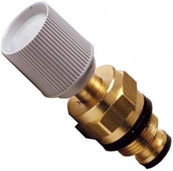 rubinetto ottone con testa grigia