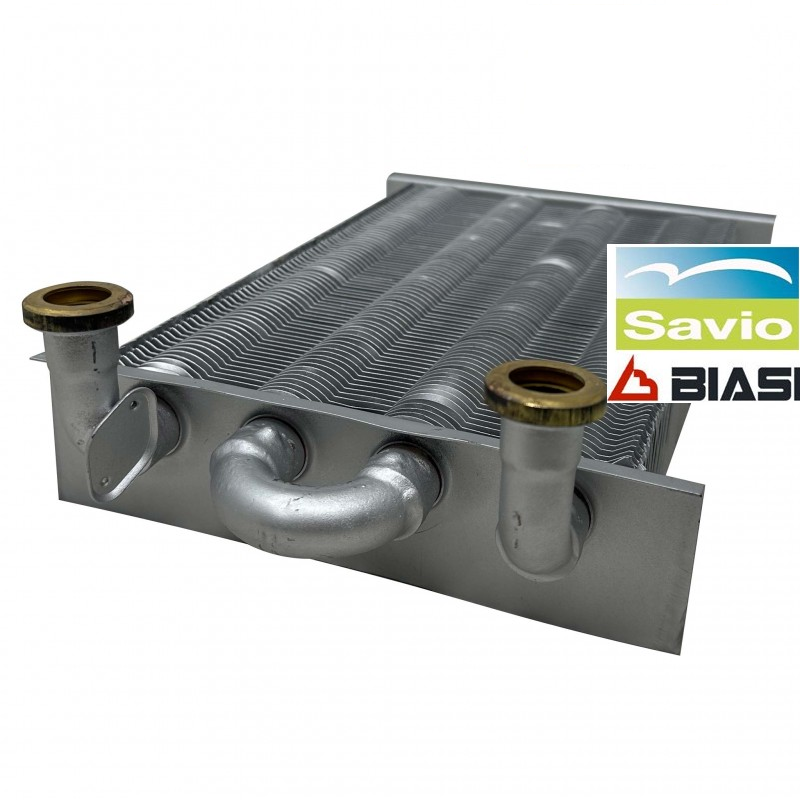 scambiatore grigio con 2 attacchi