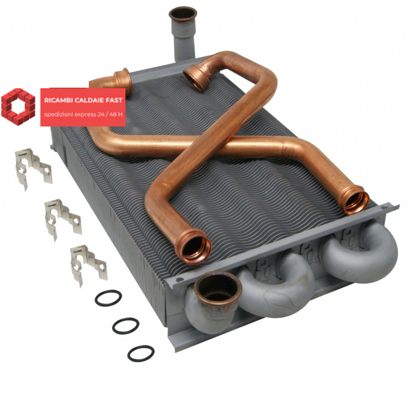Scambiatore con guarnizioni grigio per Ecoflam 65104246