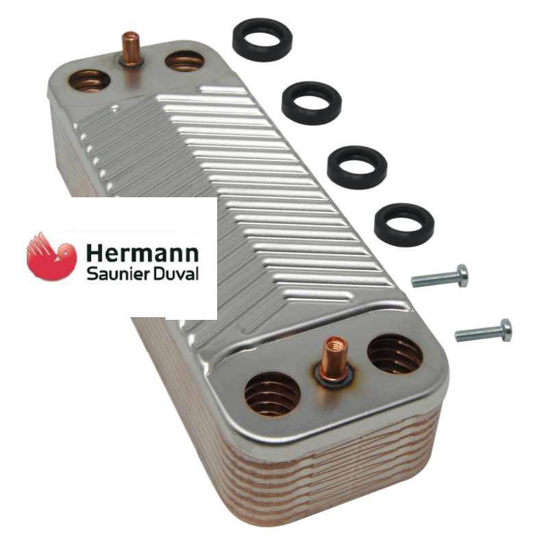 scambiatore a piastre con guarnizioni e viti