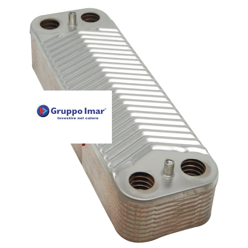 scambiatore a piastre grigio